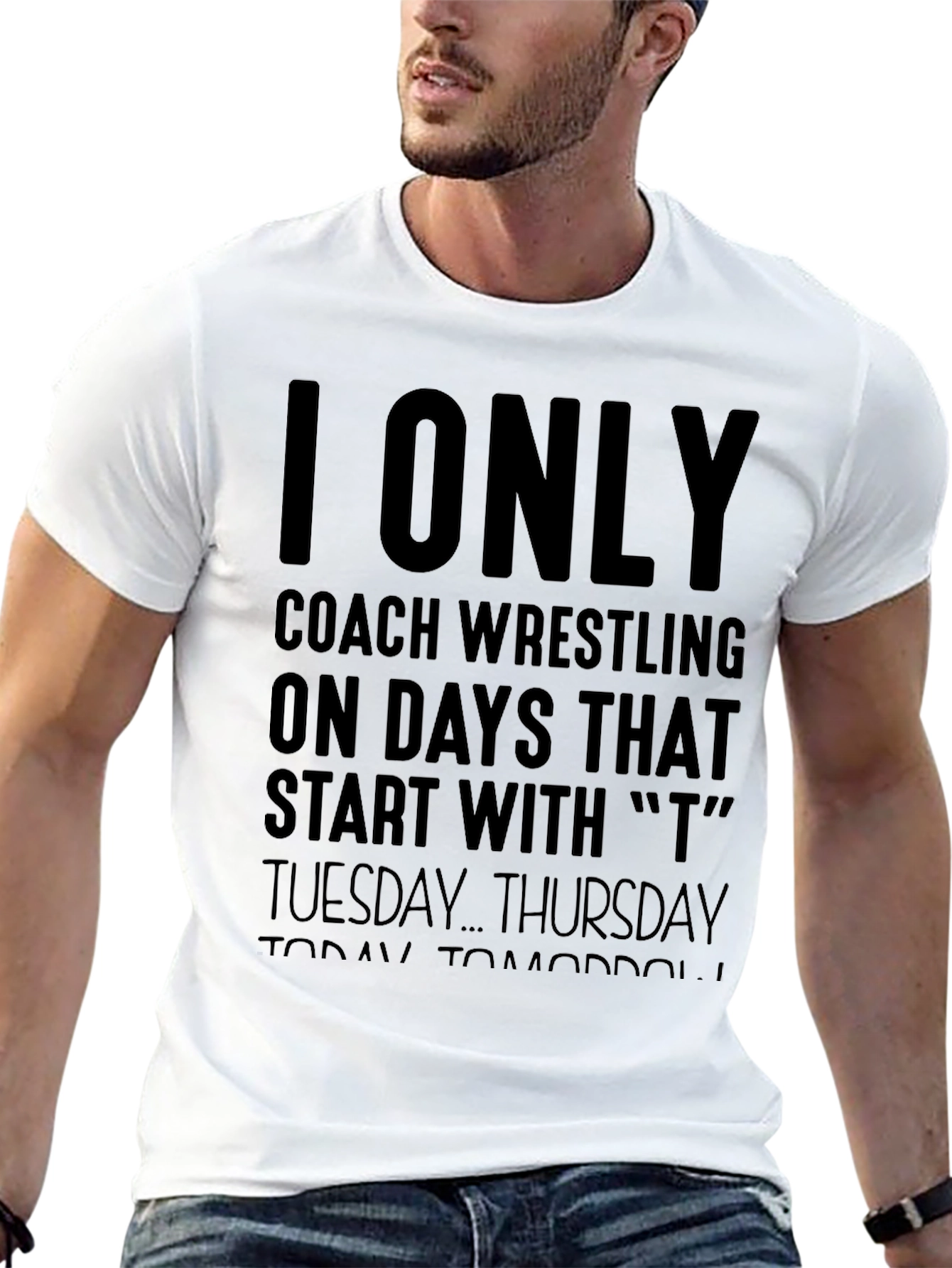 I Only Coach Wrestling T-Shirt