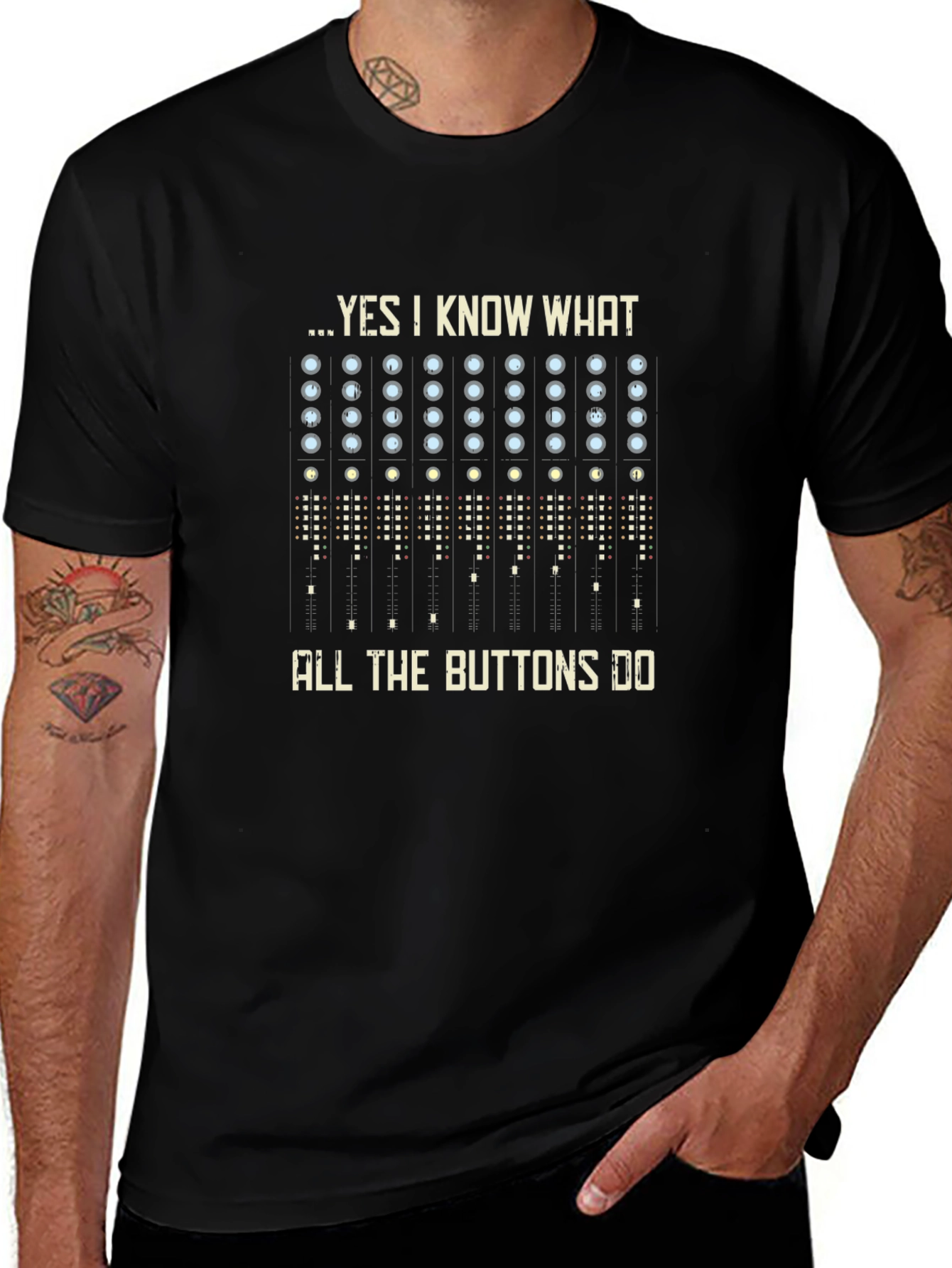 Funny Audio Mixer T-Shirt - Music Producer Tee