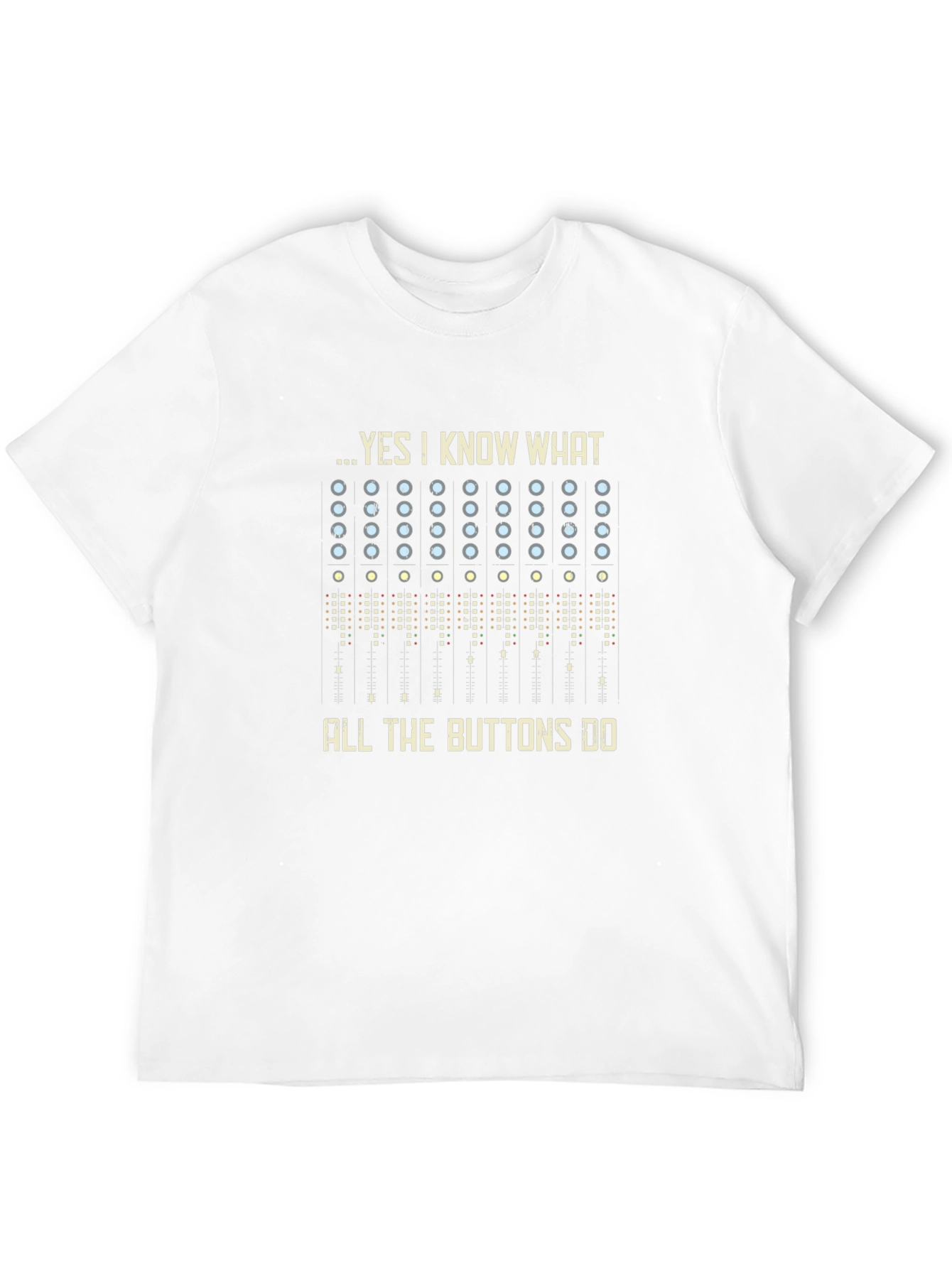Funny Audio Mixer T-Shirt - Music Producer Tee