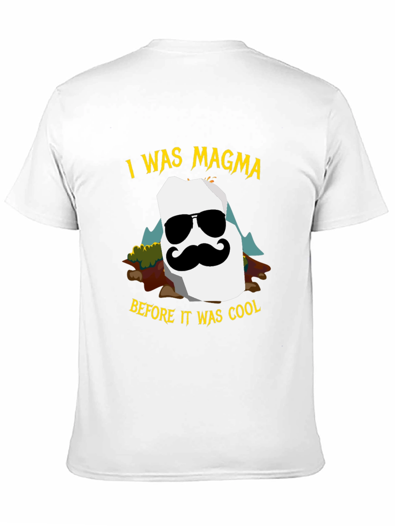 I Was Magma Cool Graphic Tee - Black