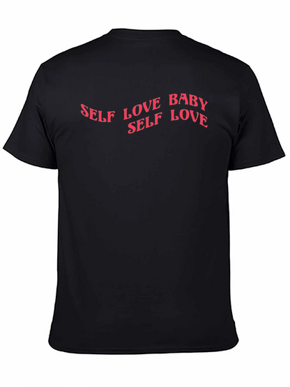 Self Love Baby Graphic Tee - Black