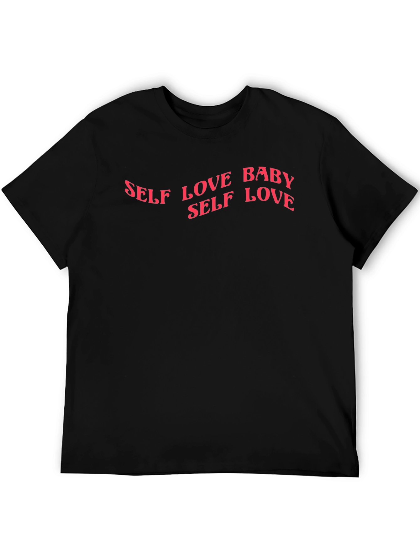 Self Love Baby Graphic Tee - Black