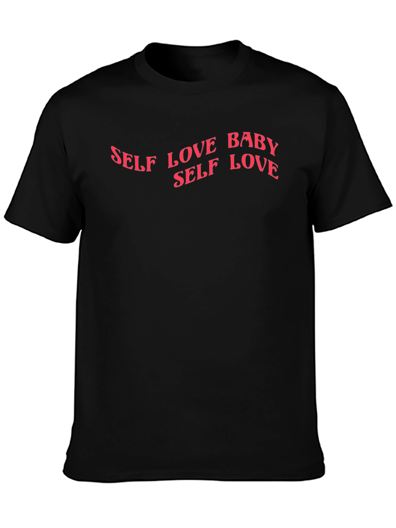 Self Love Baby Graphic Tee - Black