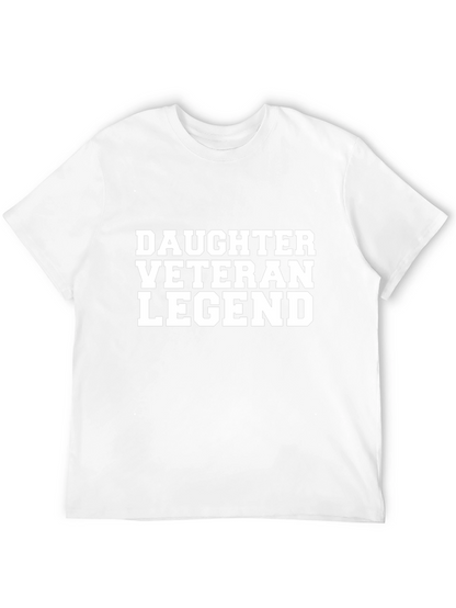 Daughter Veteran Legend T-Shirt - Black