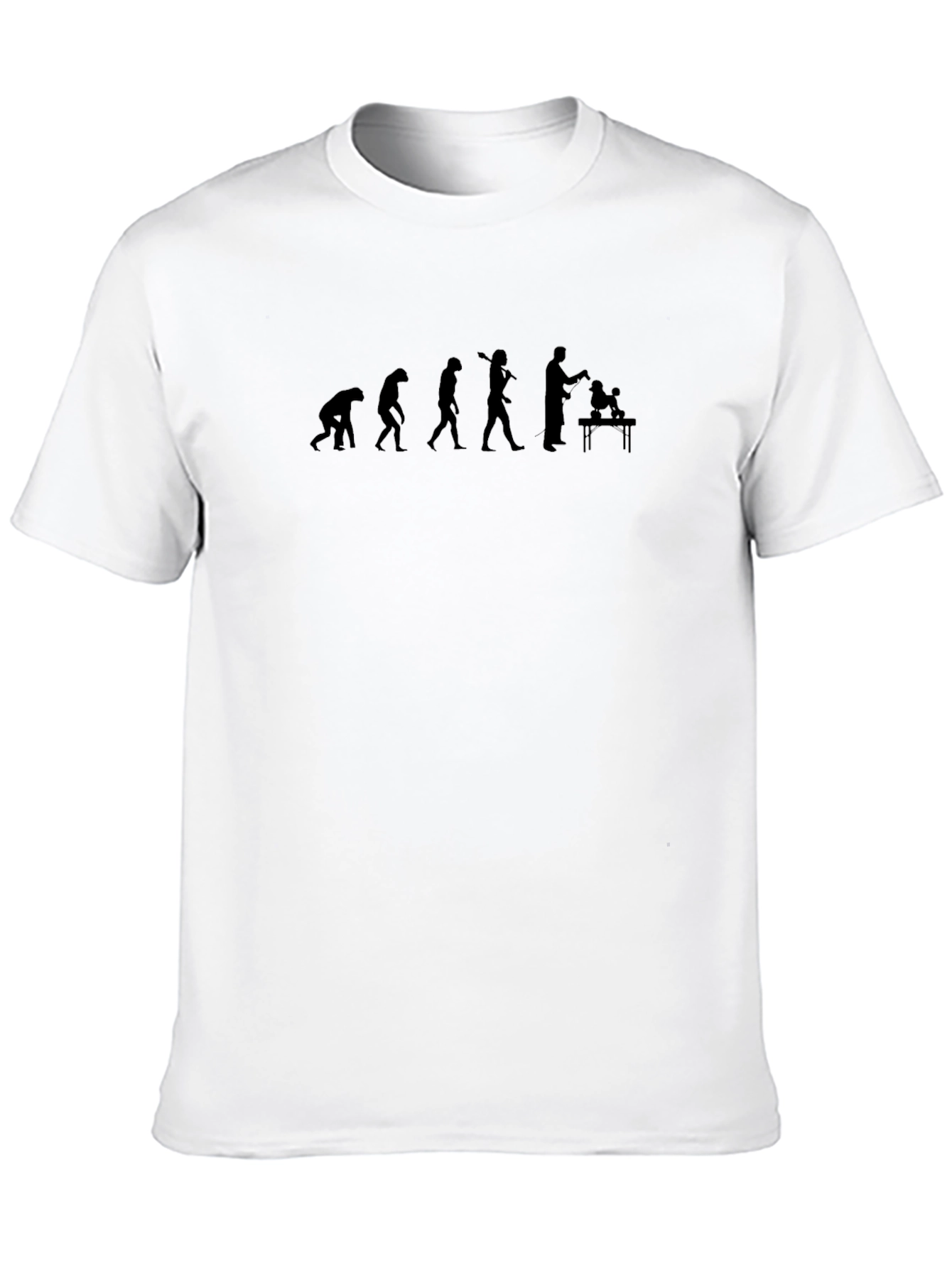 Dog Groomer Evolution T-Shirt