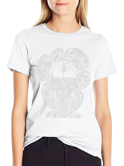 Skull & DNA Graphic Black T-Shirt