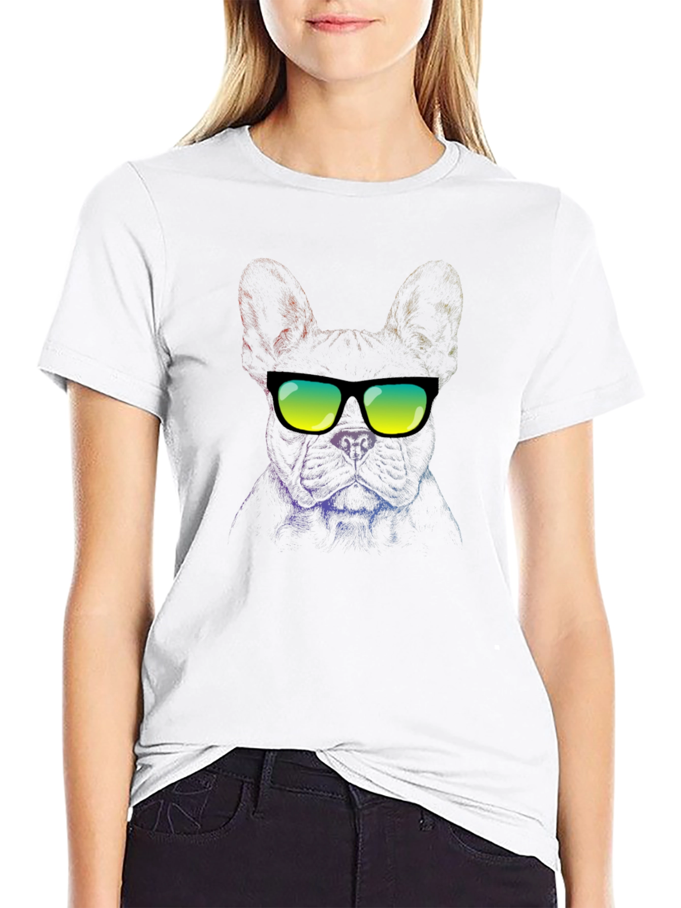 Cool Dog Graphic T-Shirt