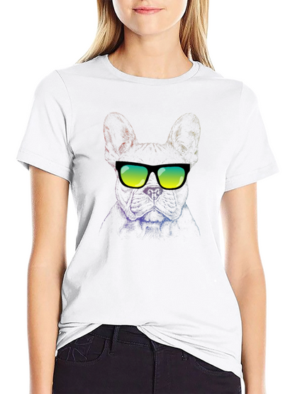 Cool Dog Graphic T-Shirt