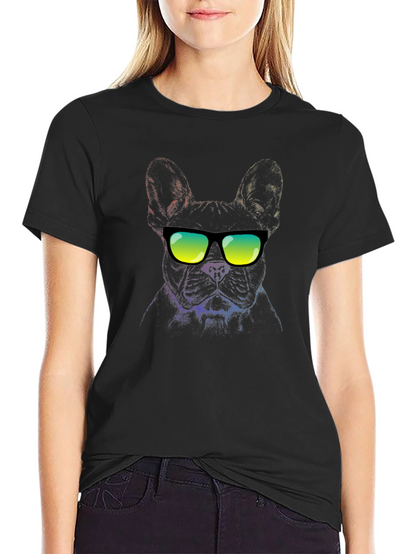 Cool Dog Graphic T-Shirt