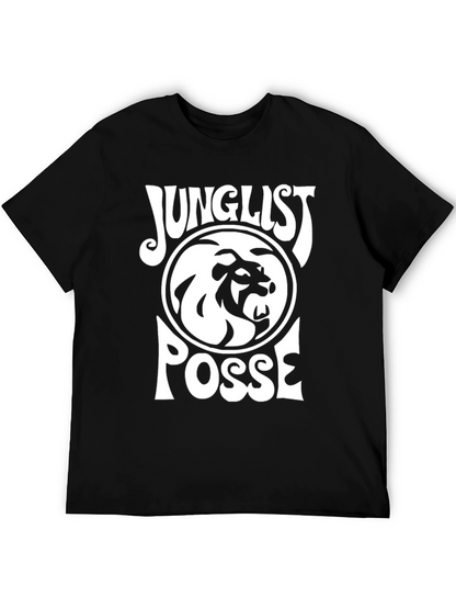 Junglist Posse Graphic Tee - Black