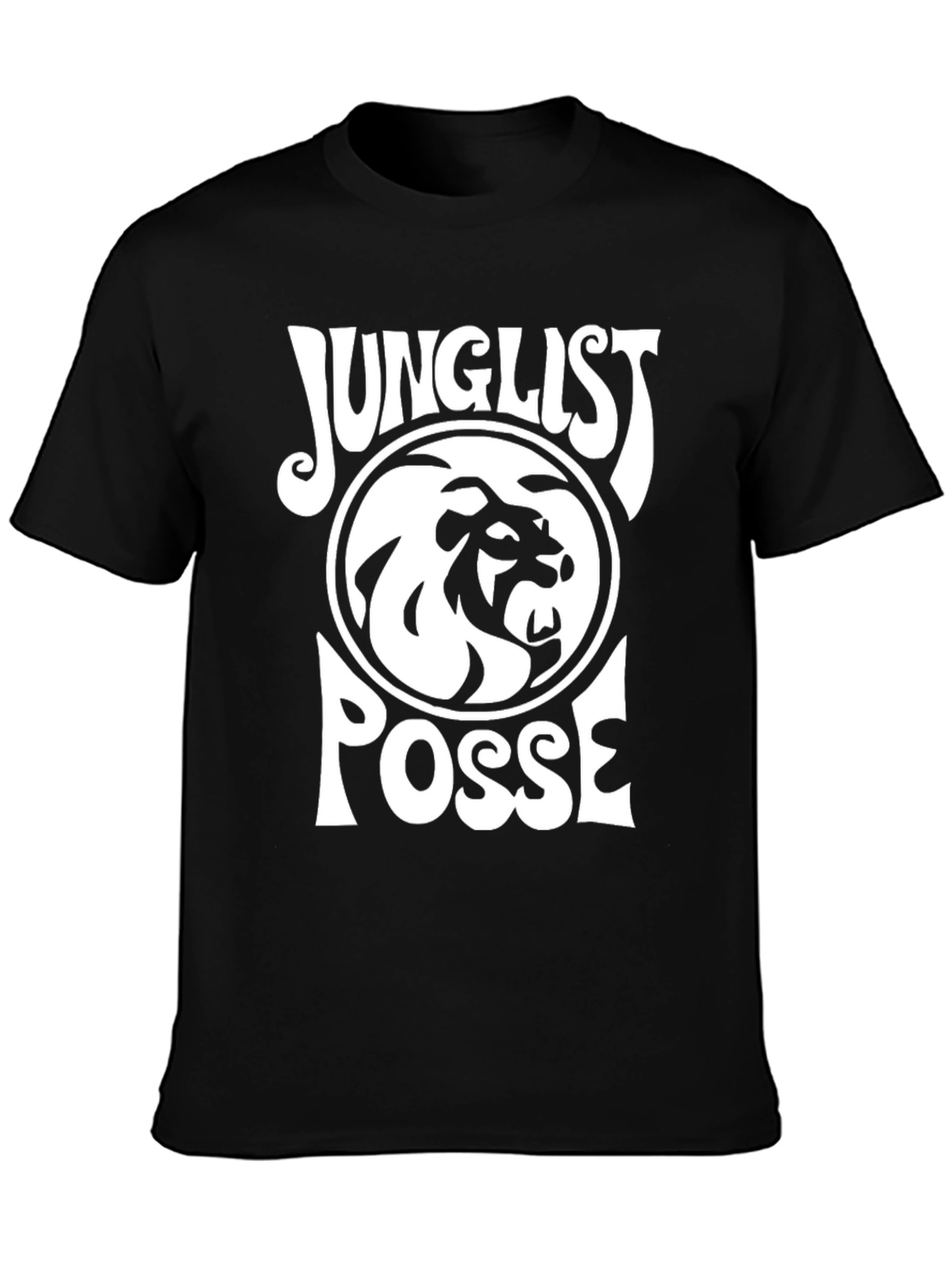 Junglist Posse Graphic Tee - Black