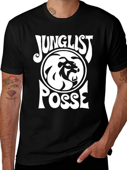 Junglist Posse Graphic Tee - Black