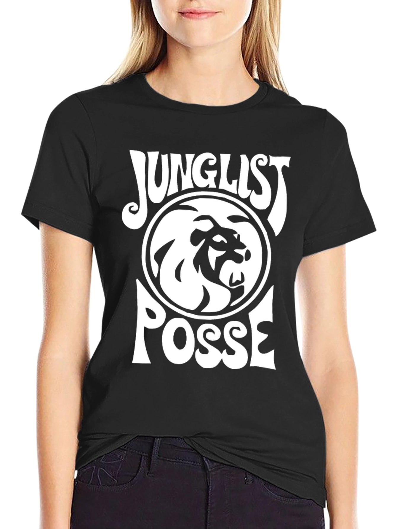 Junglist Posse Graphic Tee - Black