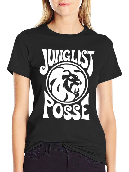 Junglist Posse Graphic Tee - Black