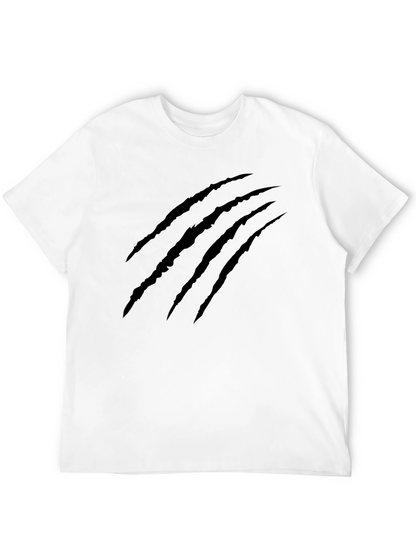 Claw Mark Graphic Tee - Mens Black T-Shirt
