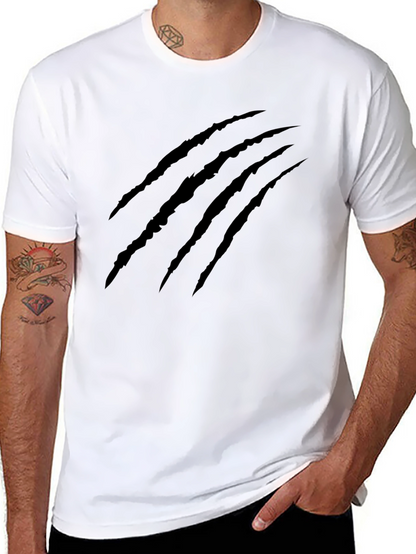 Claw Mark Graphic Tee - Mens Black T-Shirt