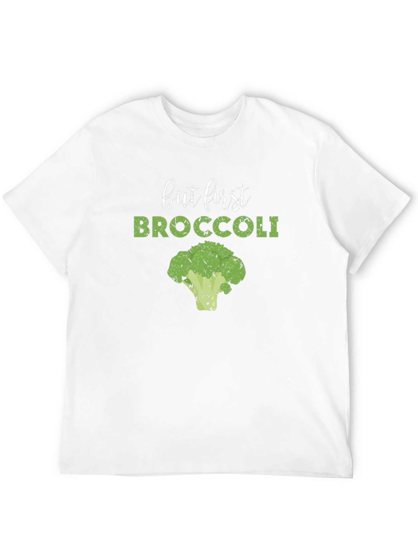 But First Broccoli T-Shirt - Funny Vegan Tee