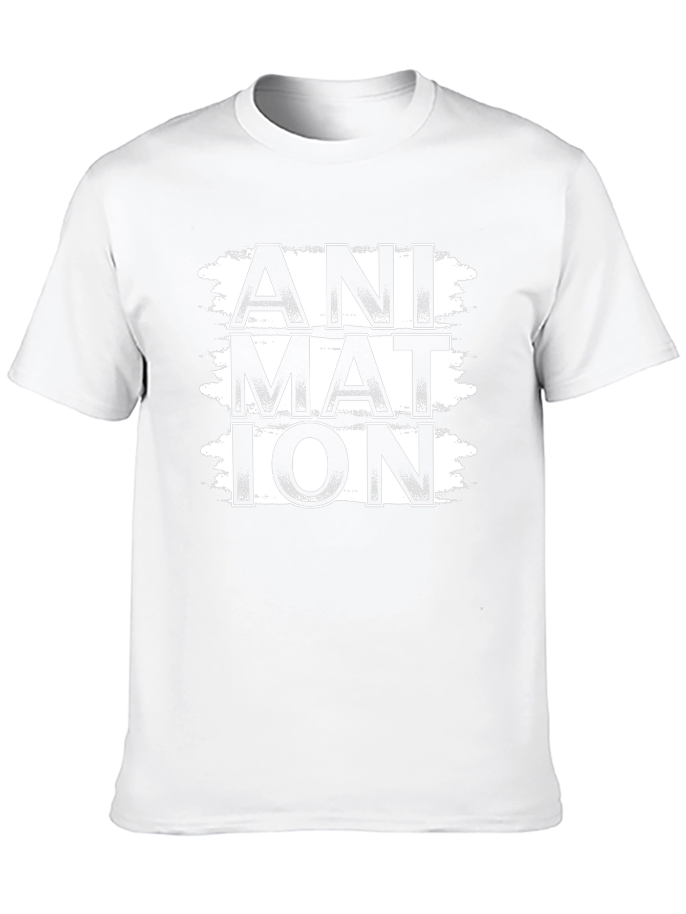 Animation Graphic Print Black T-Shirt