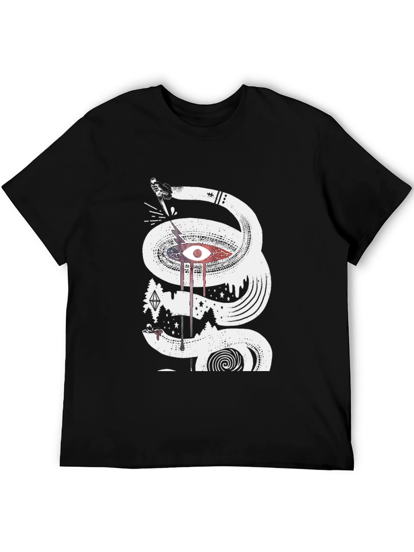 Eye & Serpent Graphic T-Shirt