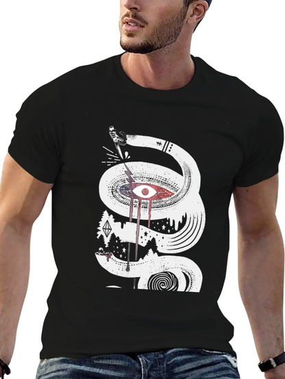 Eye & Serpent Graphic T-Shirt