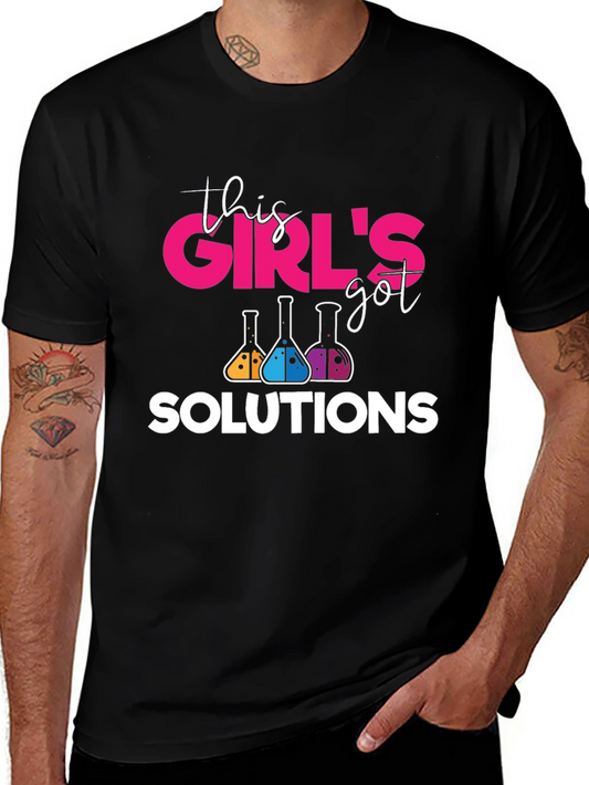 Girls Got Solutions Science T-Shirt