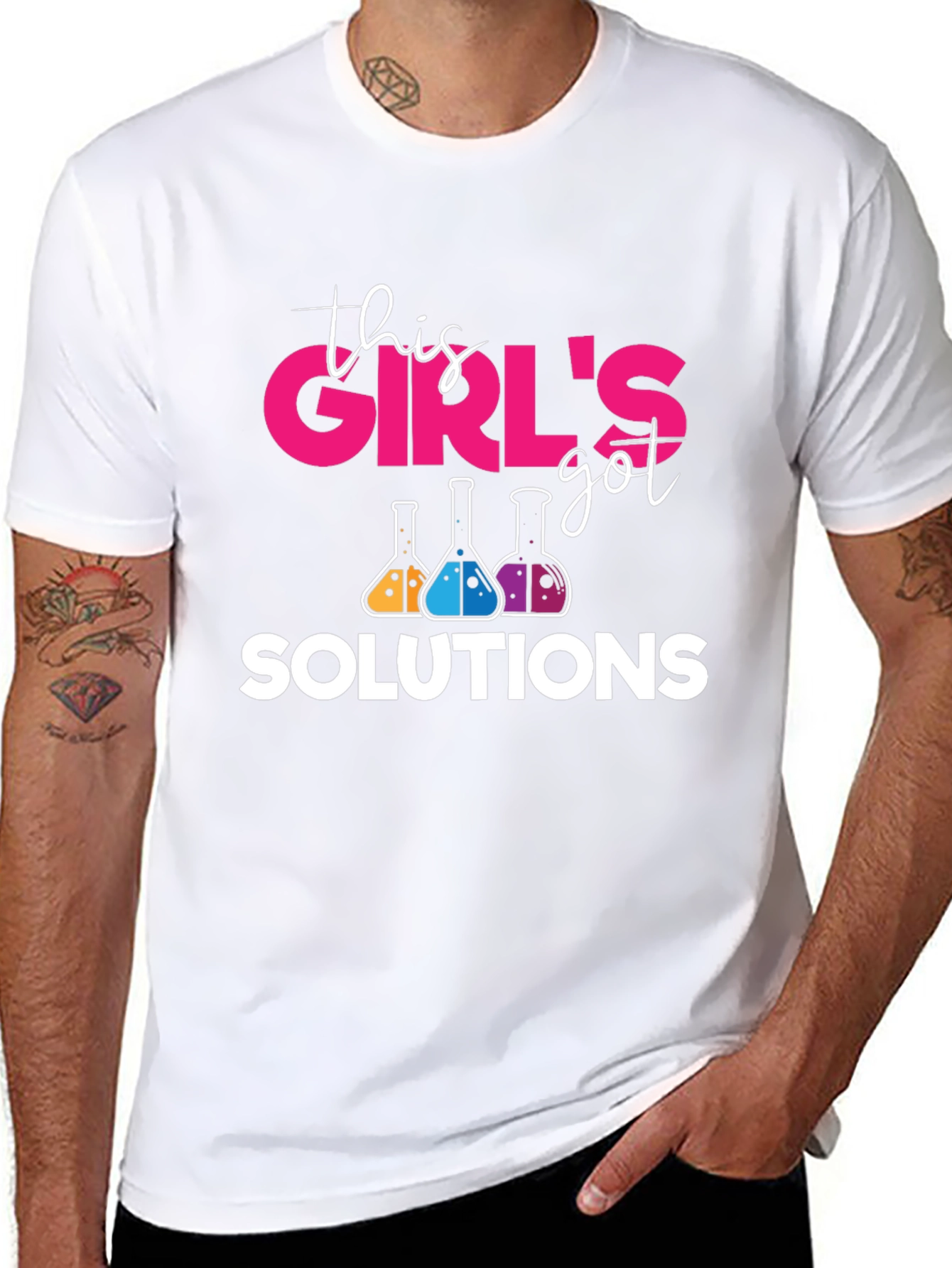 Girls Got Solutions Science T-Shirt