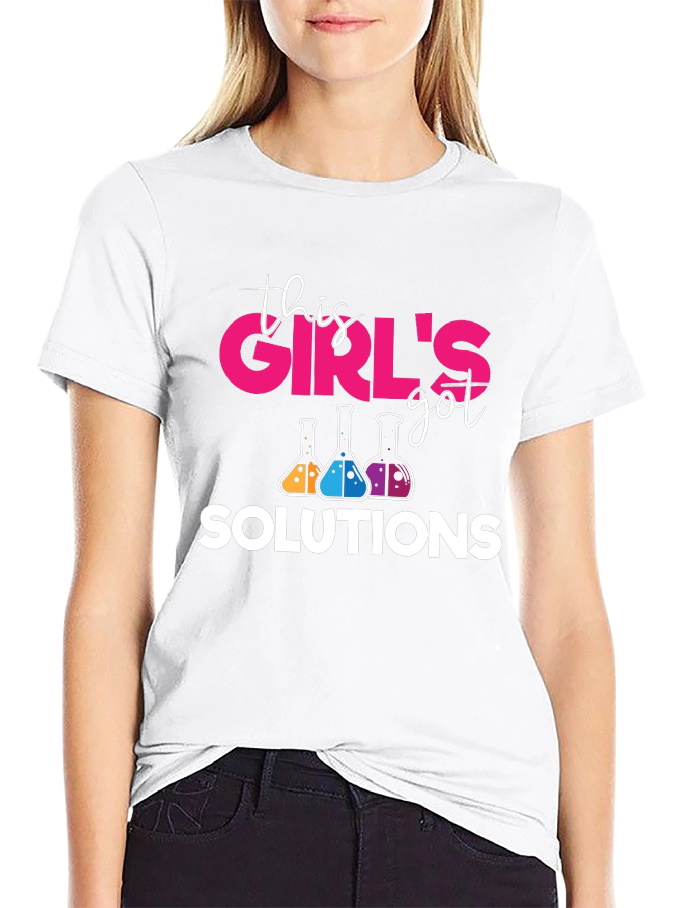 Girls Got Solutions Science T-Shirt