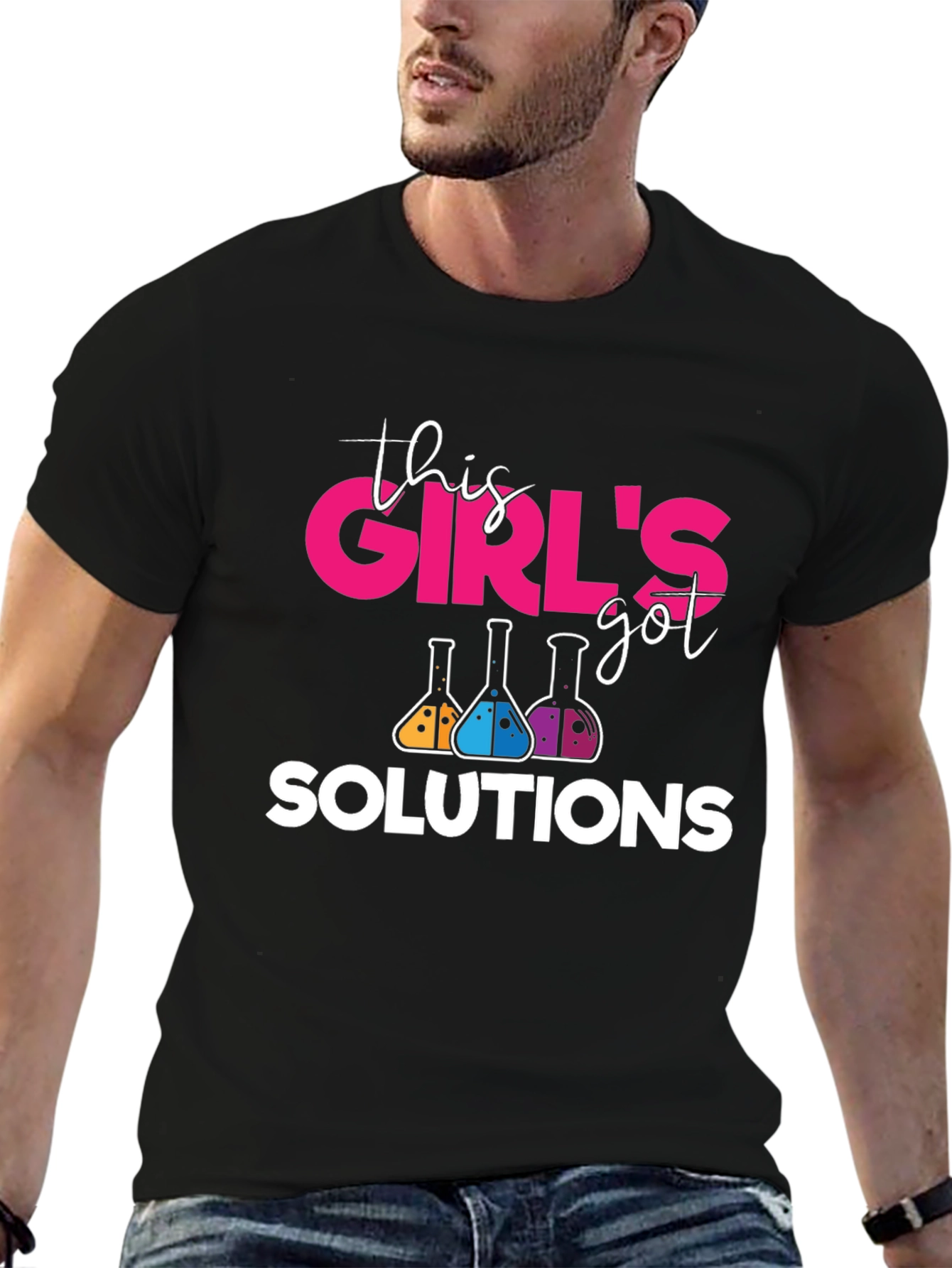 Girls Got Solutions Science T-Shirt