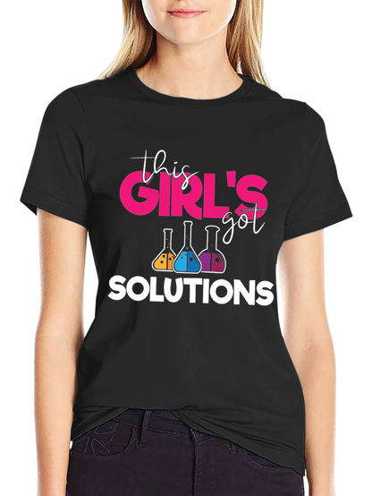 Girls Got Solutions Science T-Shirt