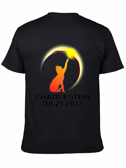 Charleston Eclipse 2017 Cat Graphic Tee