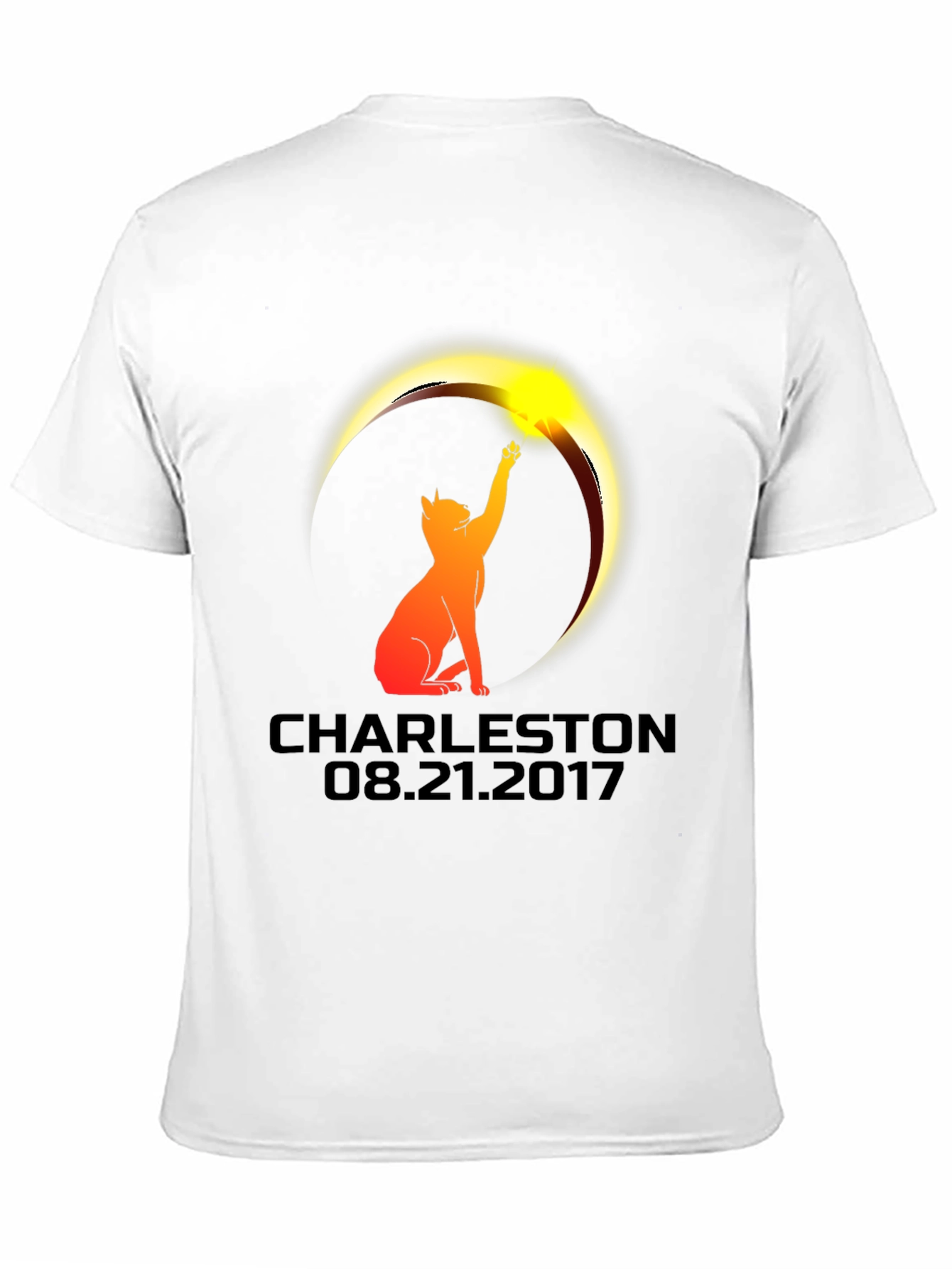 Charleston Eclipse 2017 Cat Graphic Tee