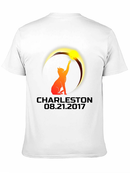 Charleston Eclipse 2017 Cat Graphic Tee