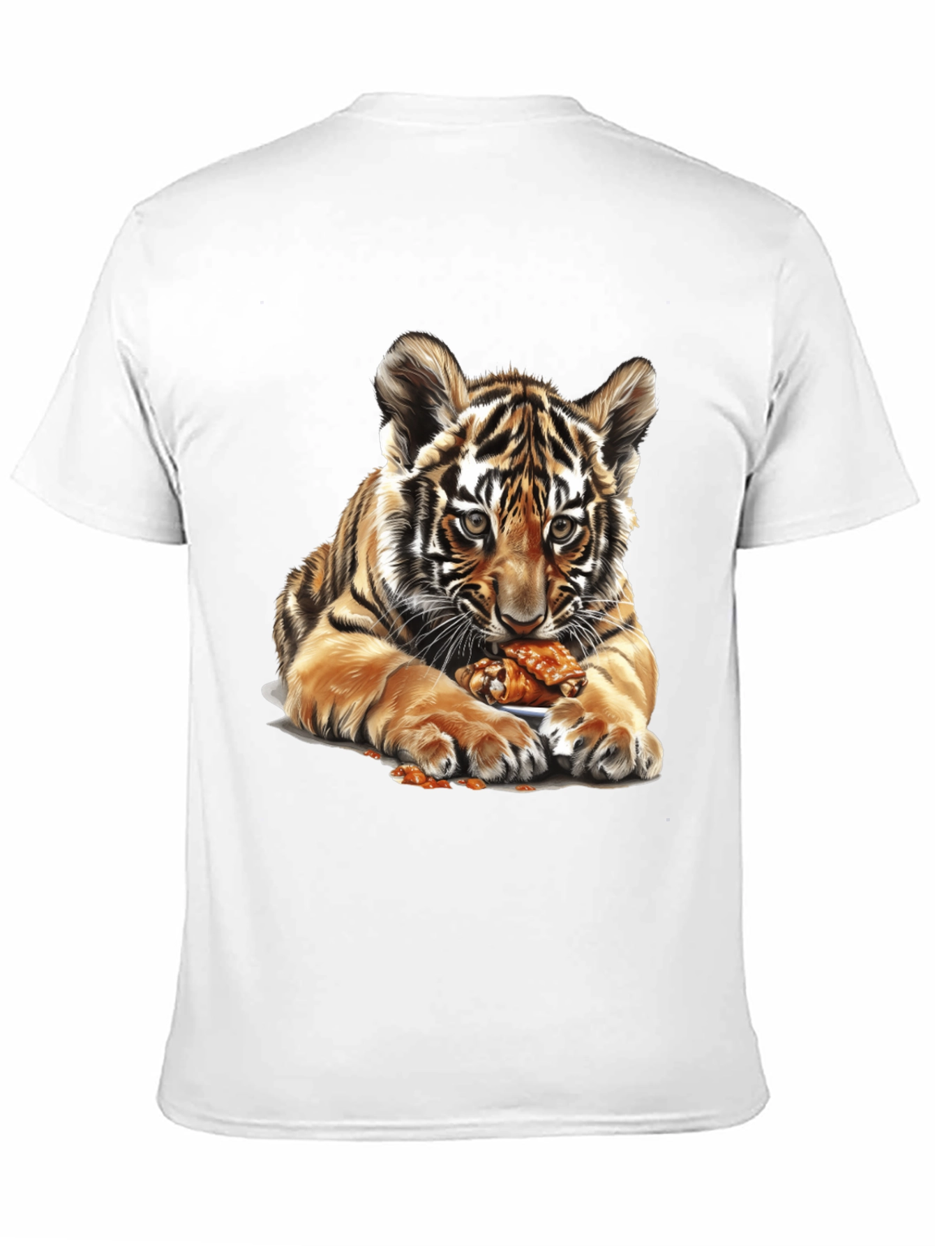 Tiger Cub Chicken Wings Graphic Tee - Black