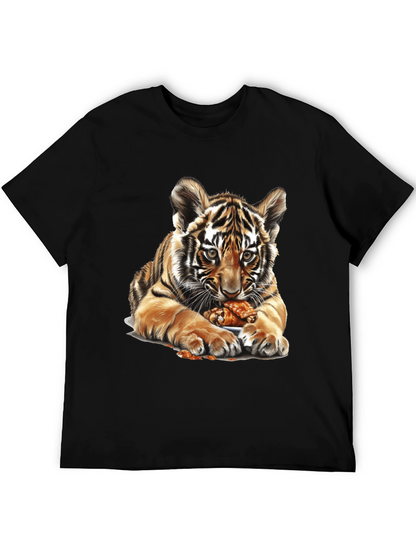 Tiger Cub Chicken Wings Graphic Tee - Black