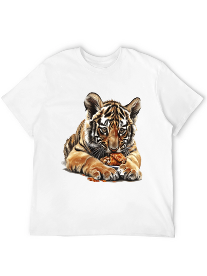 Tiger Cub Chicken Wings Graphic Tee - Black