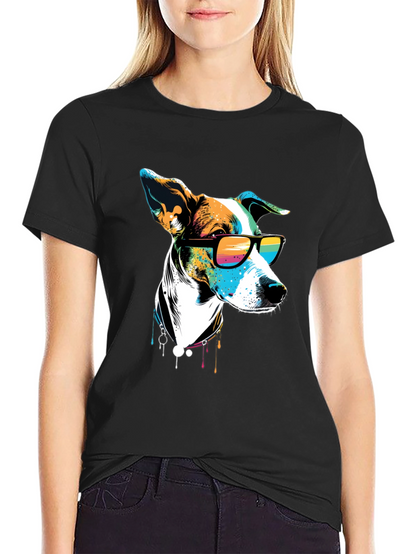Cool Dog Graphic Tee - Mens Black T-Shirt