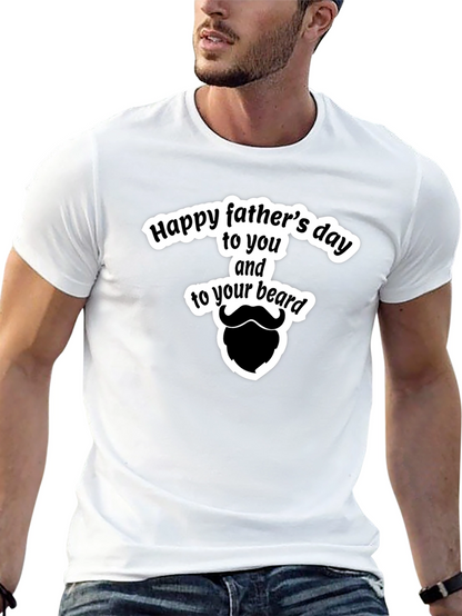 Funny Fathers Day Beard T-Shirt