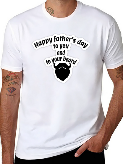 Funny Fathers Day Beard T-Shirt