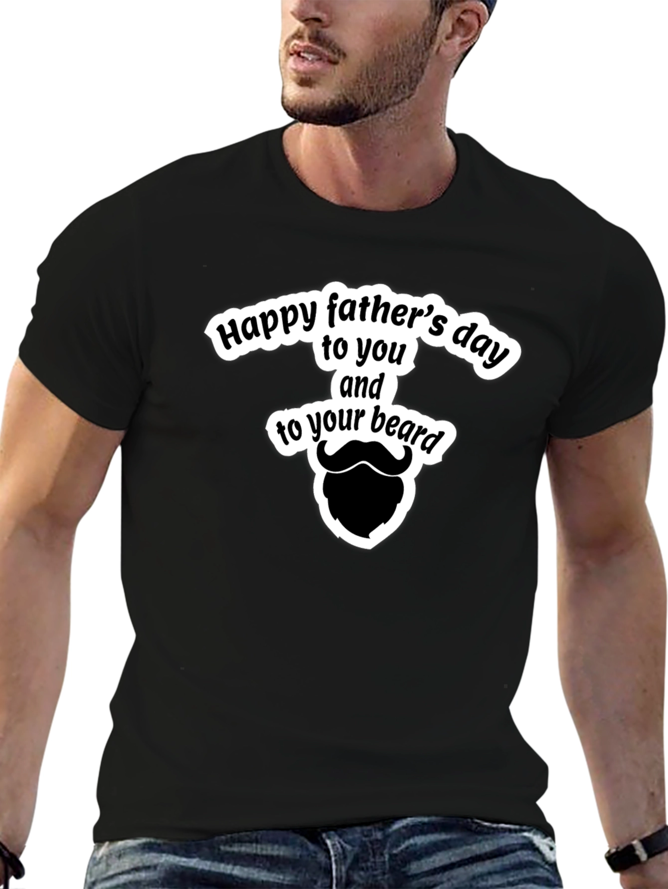 Funny Fathers Day Beard T-Shirt
