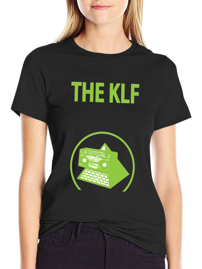 The KLF T-Shirt Boombox Pyramid Black Cotton Tee