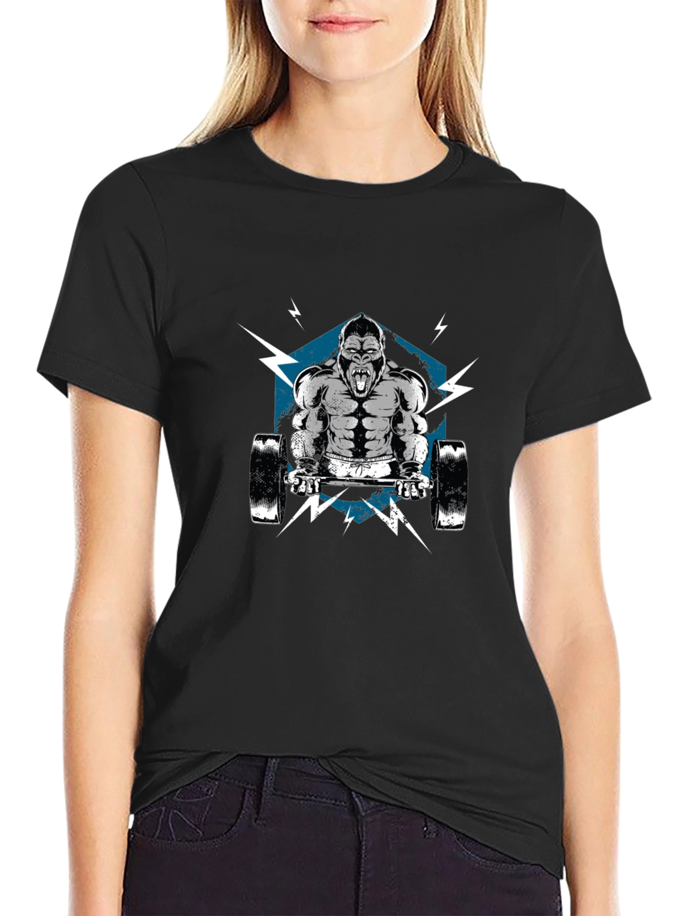 Gorilla Gym Beast Mode T-Shirt - Black