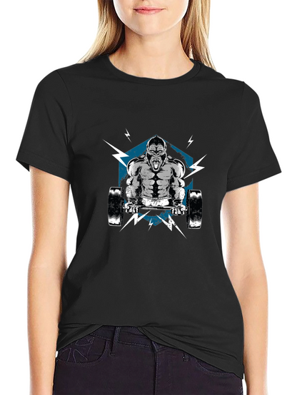 Gorilla Gym Beast Mode T-Shirt - Black