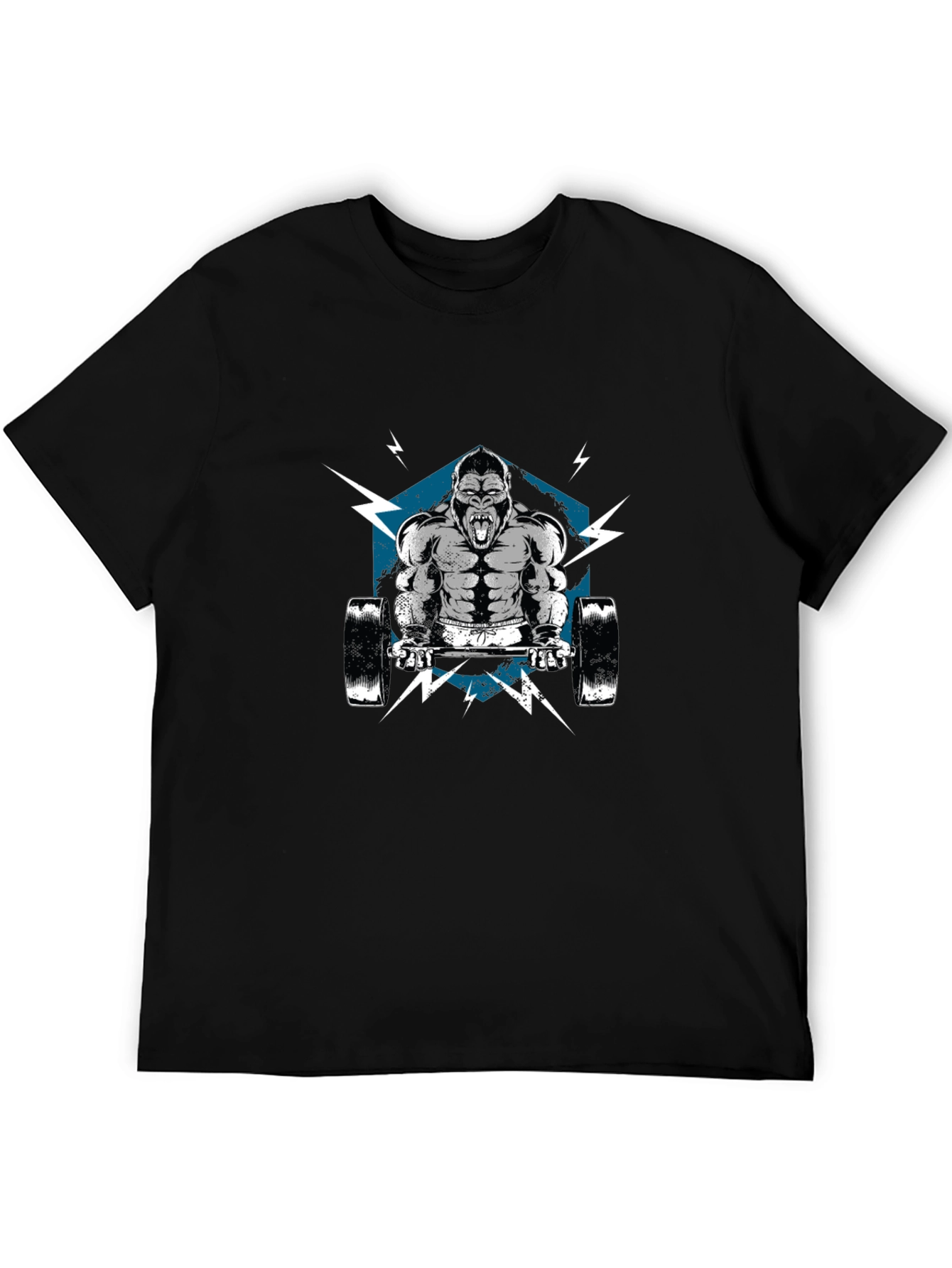 Gorilla Gym Beast Mode T-Shirt - Black