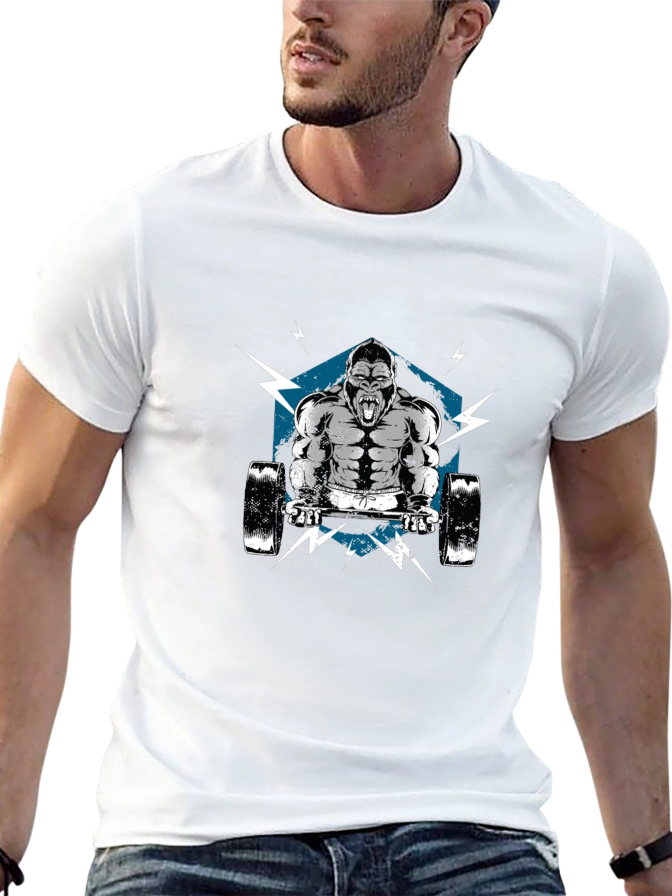 Gorilla Gym Beast Mode T-Shirt - Black