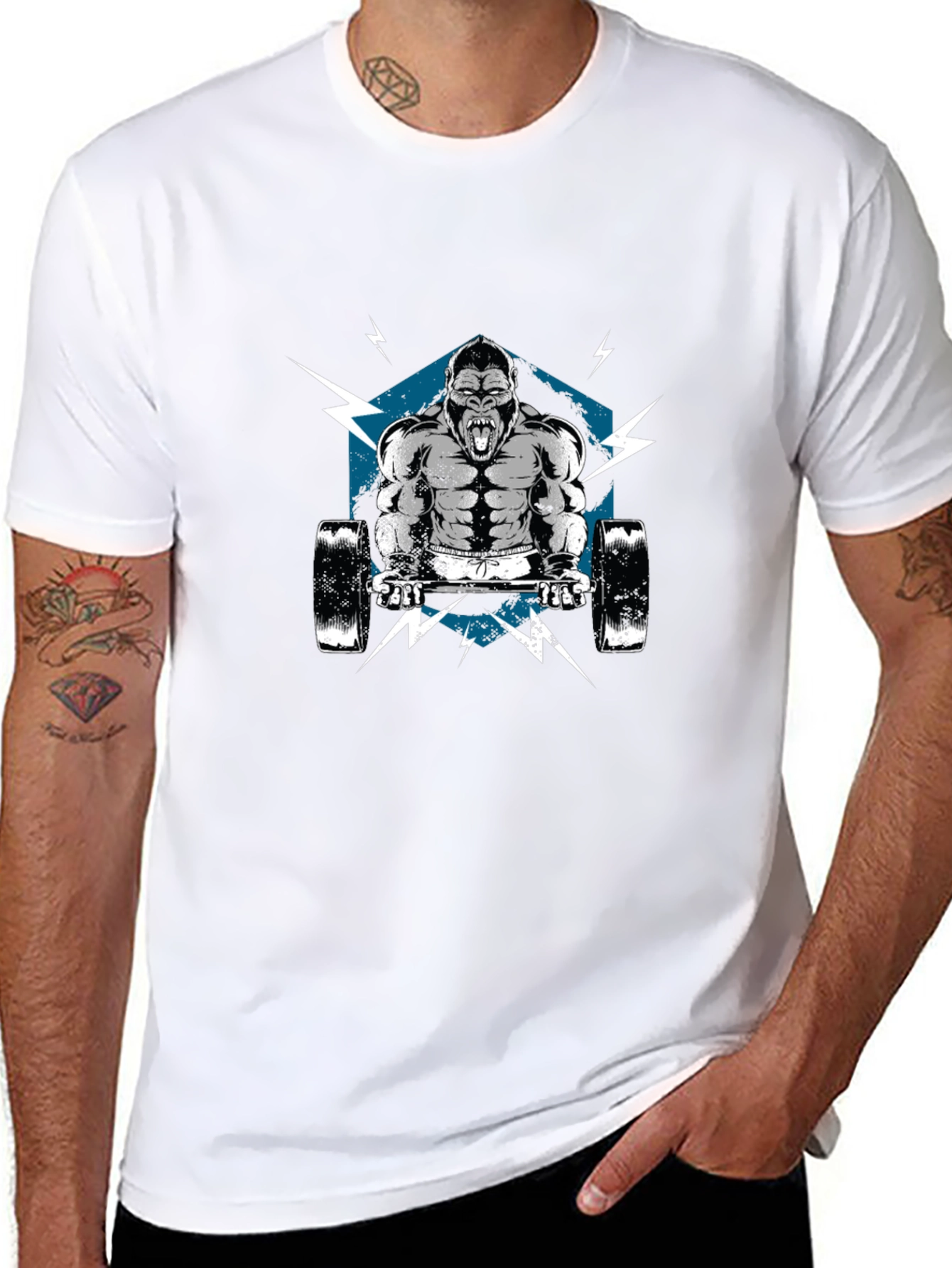 Gorilla Gym Beast Mode T-Shirt - Black