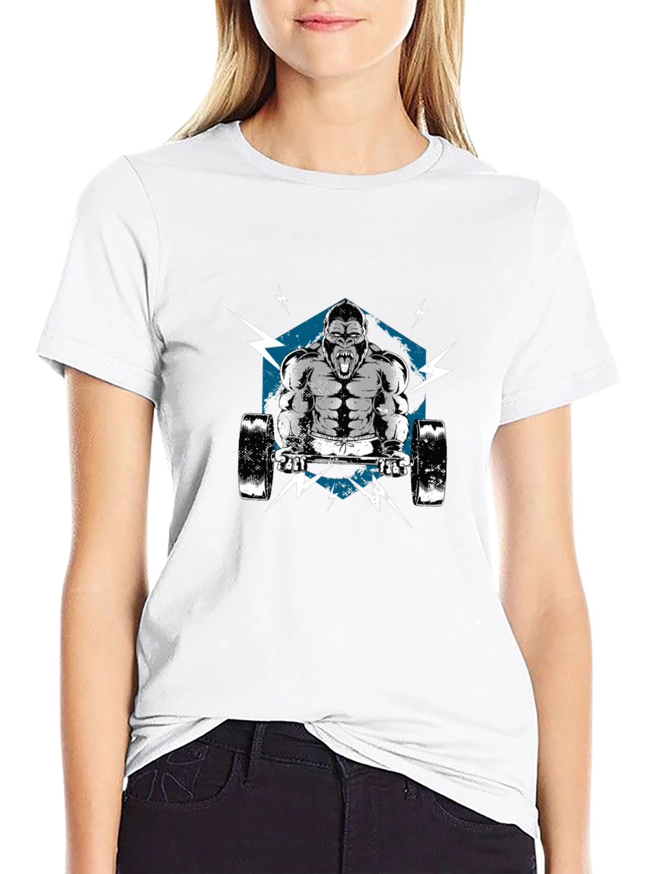 Gorilla Gym Beast Mode T-Shirt - Black