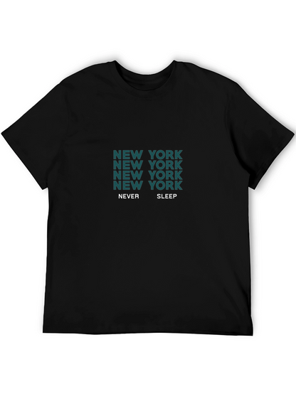 New York Never Sleep Graphic T-Shirt