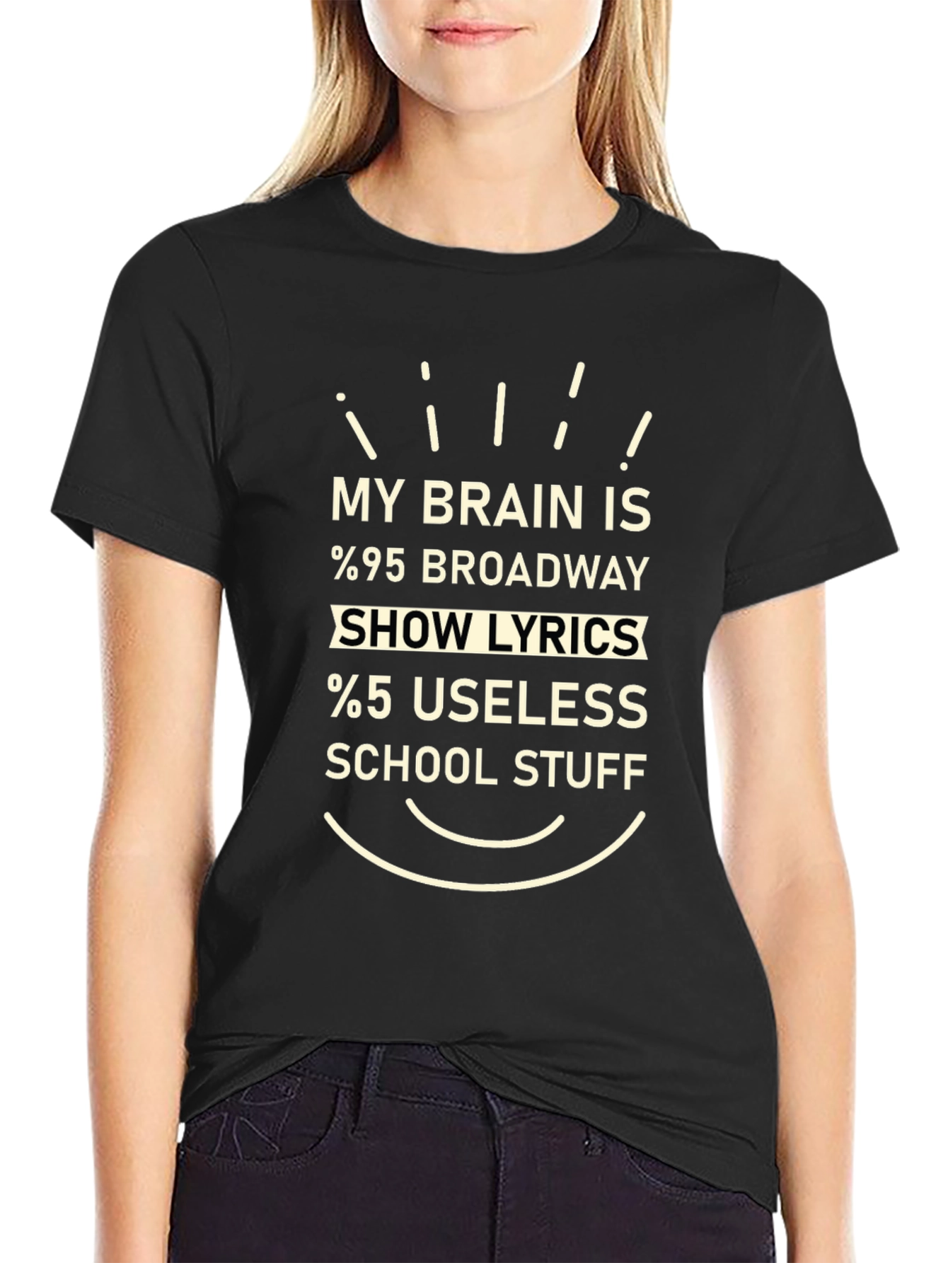 Broadway Show Lyrics Graphic T-Shirt