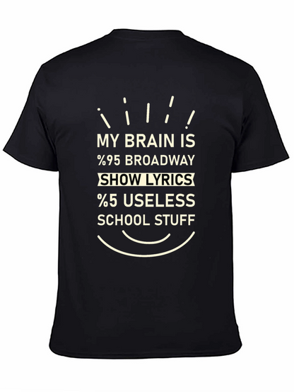 Broadway Show Lyrics Graphic T-Shirt