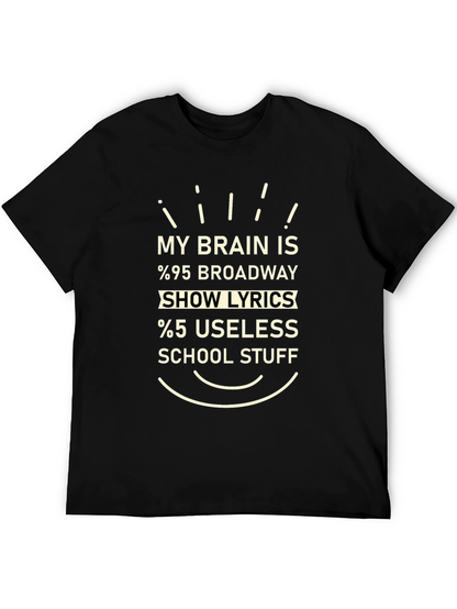 Broadway Show Lyrics Graphic T-Shirt